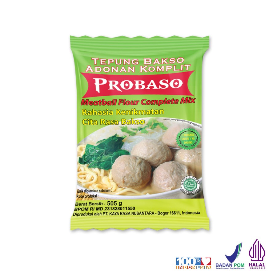 Kaya Rasa Nusantara ProBaso Tepung Bakso Adonan Komplit