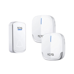 ACAS Wireless Doorbell (1 Button 2 Receiver)