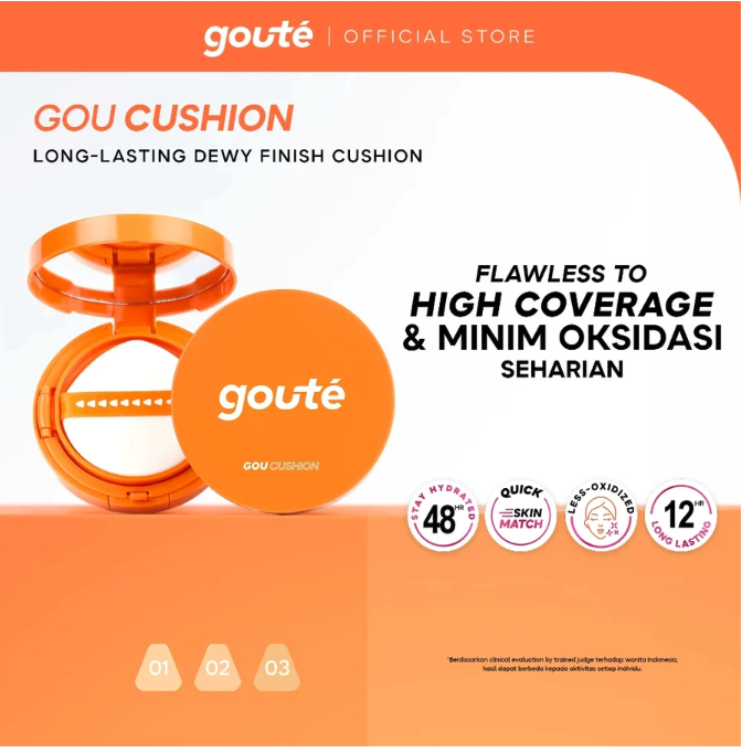 DECA Group Gouté Gou Cushion Dewy Finish Cushion 03 Natural Route