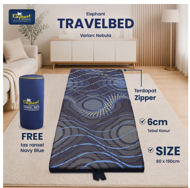 Elephant  Travelbed D Rebounded Kasur Lipat 4