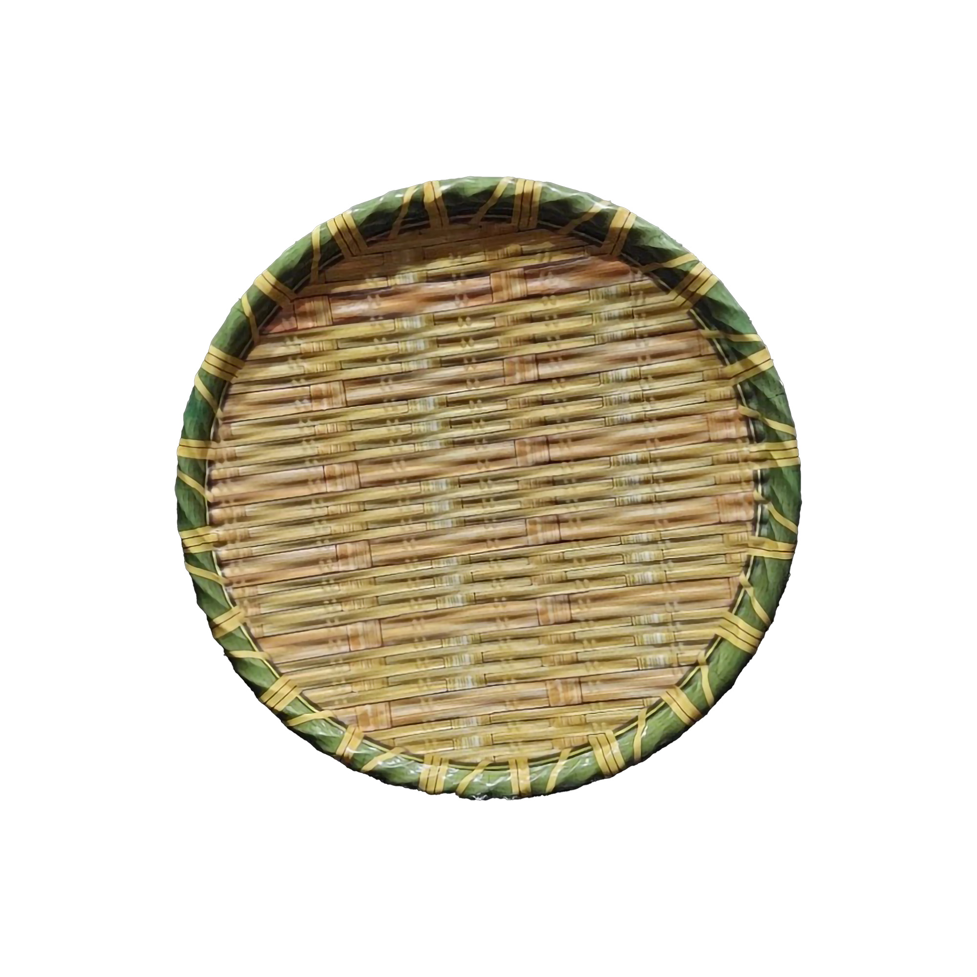 Rima Ribu Indonesia SINGA SINGI Piring Melamin Model Bambu 23 cm