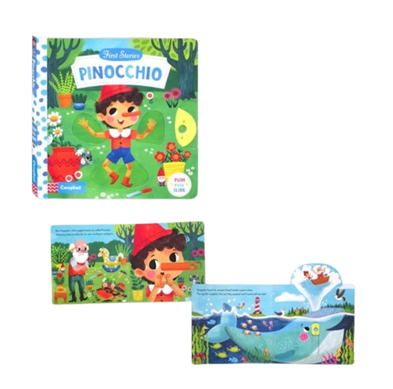 Interactive Push Pull Slide Board Book Series 1