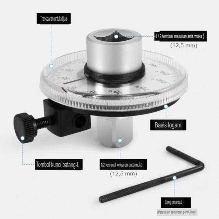  Jishuo Torque Angular 1/2" JS-C8628