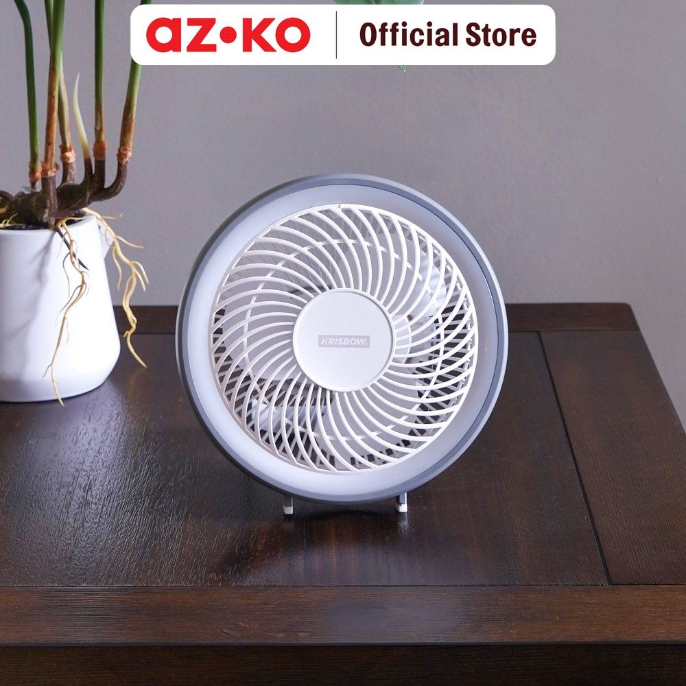 Krisbow Indonesia Krisbow® 6 Inci Kipas Angin dengan Lampu Darurat