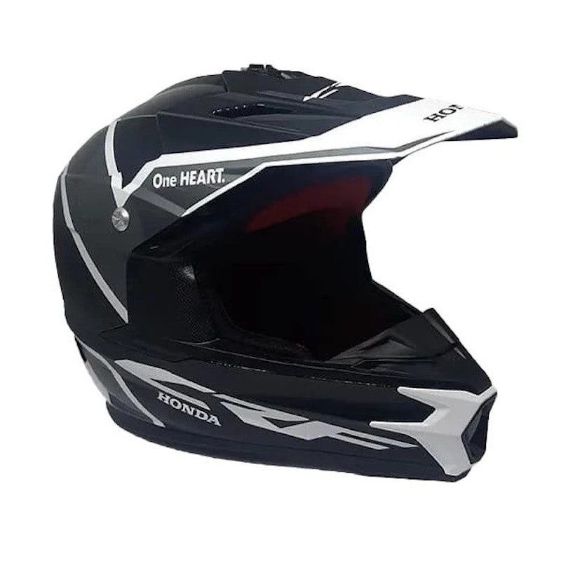 Honda CRF Helmet Grey 2