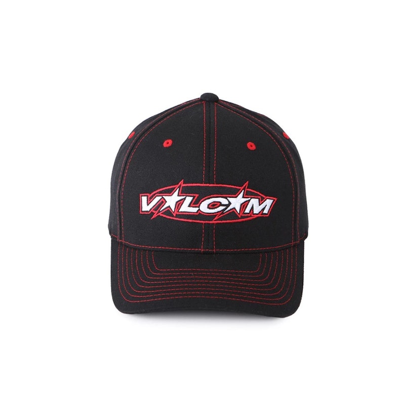 Volcom Hot Tune Flexfit Hat Black 1