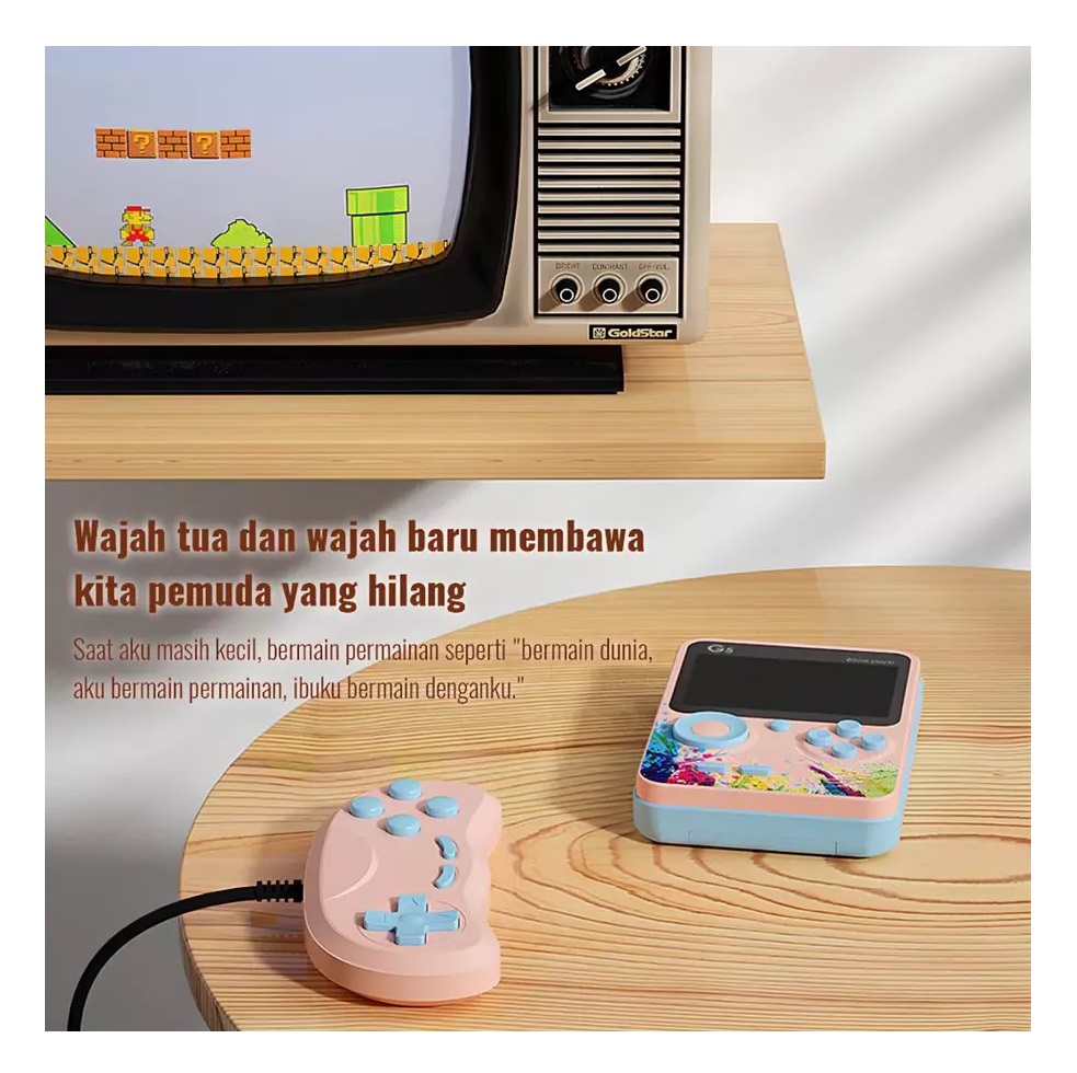 UPLU Game Bot Jadul Retro Mini 500 in 1 3
