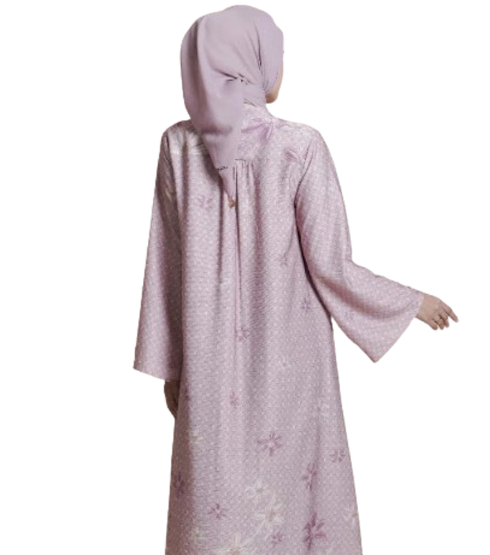Elzatta Abaya Sarimbit Keluarga Ummumusa Series Peach