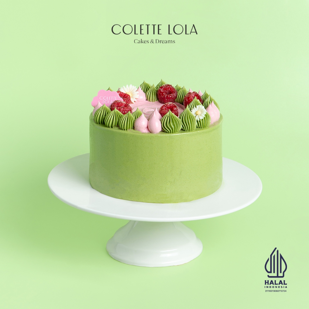 ISMAYA Group Colette Lola Uji Matcha Raspberry Round 16cm