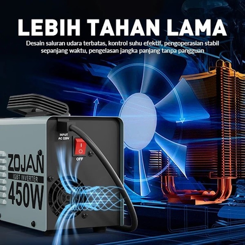 ZOJAN Mesin Las Cerdas 3in1 Inverter 4
