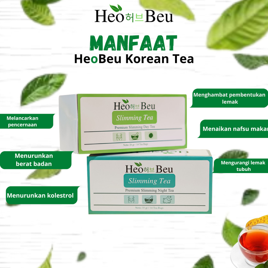 Aisha Zahra Herbalaboratories Heo Beu Slimming Tea: Day Tea & Night Tea