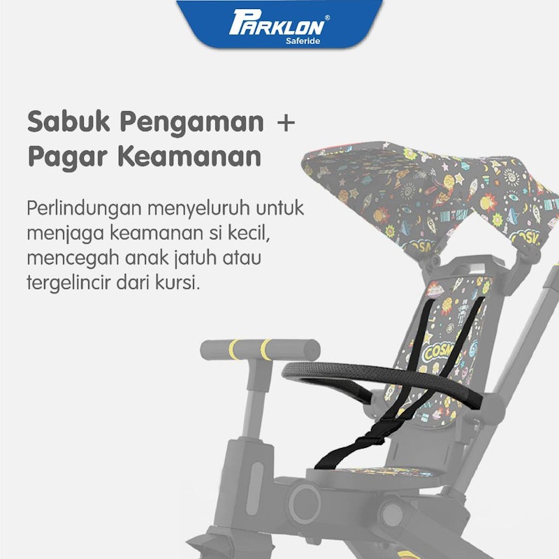 Parklon Saferide 7in1 Smart Folding Tricycle 4