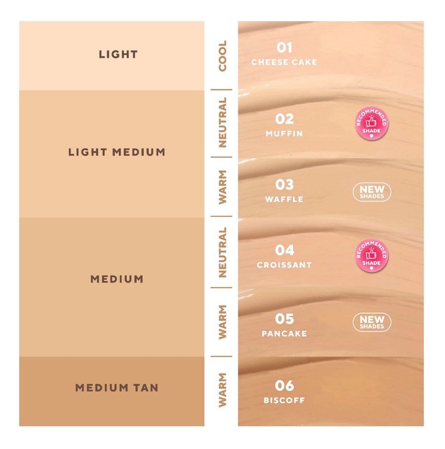 Triniti Tunggal Abadi True to Skin Skinlike Porefecting Cushion SPF 35 PA+++ (01 Cheesecake)