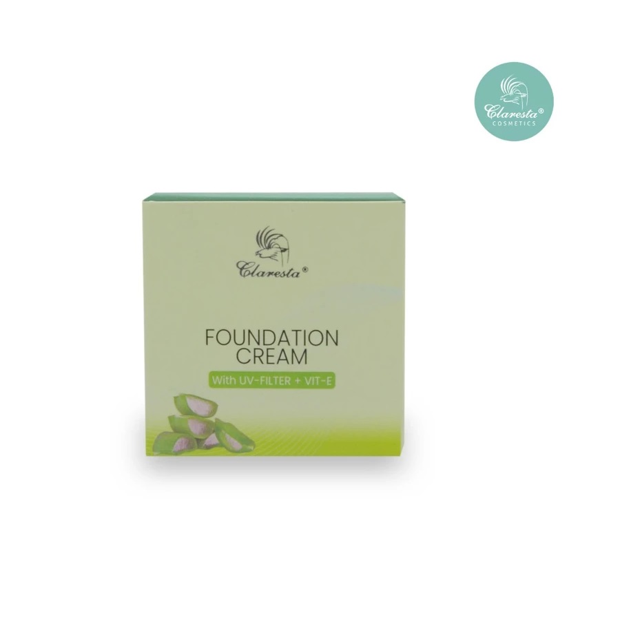 Claresta Foundation Cream with UV-Filter + Vit. E Ivory 4