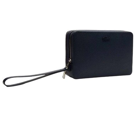 Lacoste Chantaco Piqué Leather Zipped Pouch 3