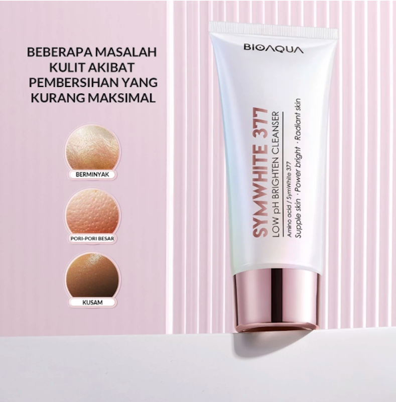 BIOAQUA SymWhite 377 Low PH Brighten Cleanser 3