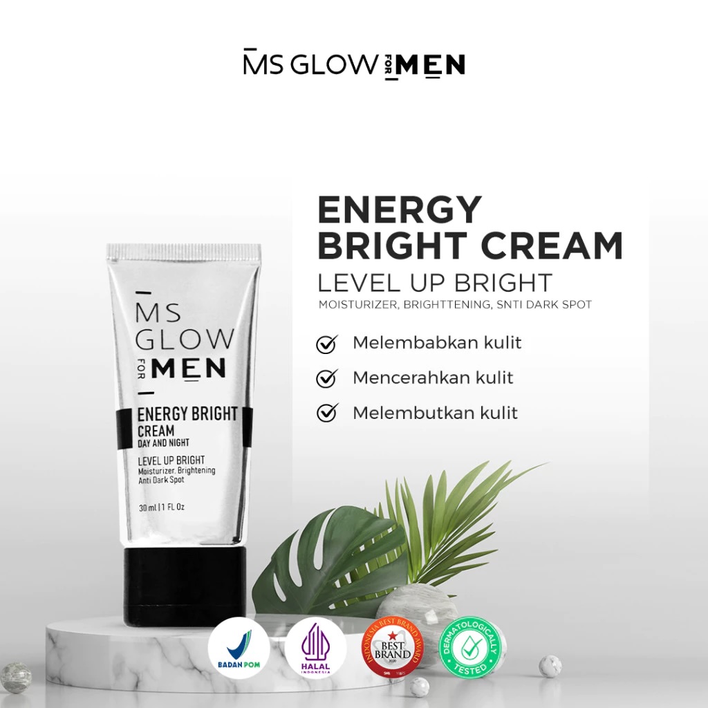 Kosmetika Cantik Indonesia MS Glow For Men Energy Bright Cream