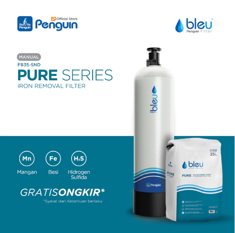 Penguin Bleu Pure Series 35 Inch Manual Filter Air Set FB-35-SND