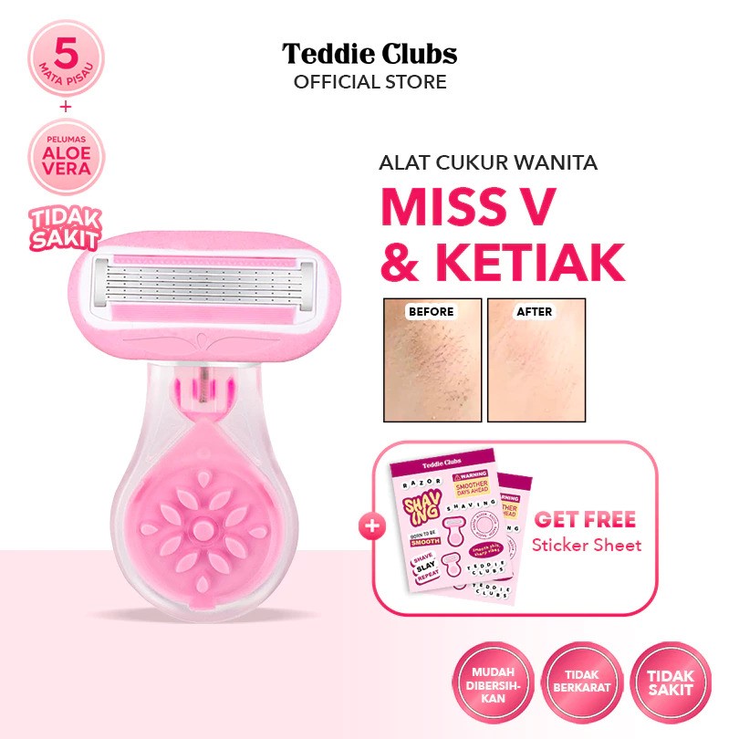 Teddy Clubs Alat Cukur Bulu Wanita 5