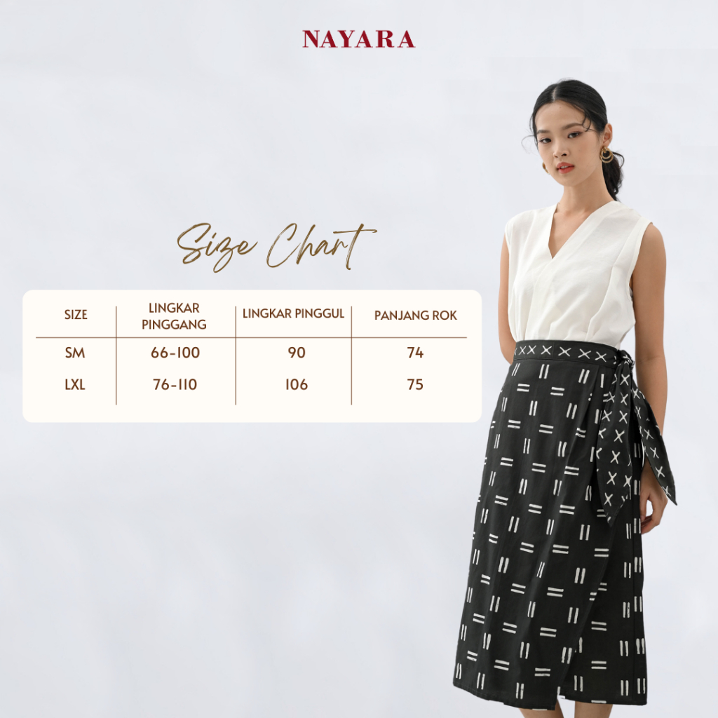 Nayara Rok Batik Alora Pendek