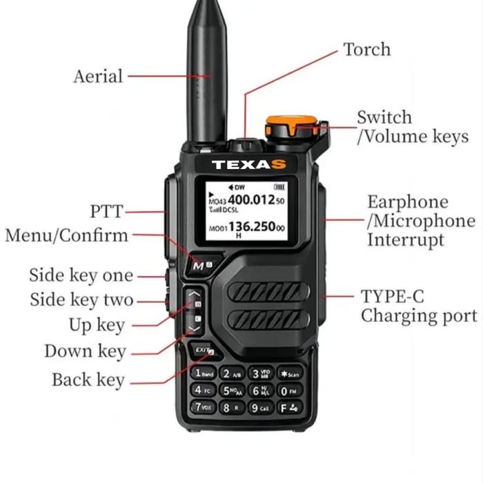  Texas Multi Band Handy Talky TX-3