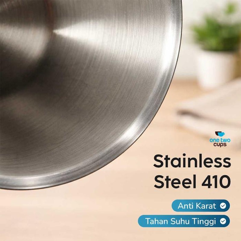 One Two Cups Mini Pan Stainless Steel 410 Dual Drainage 3