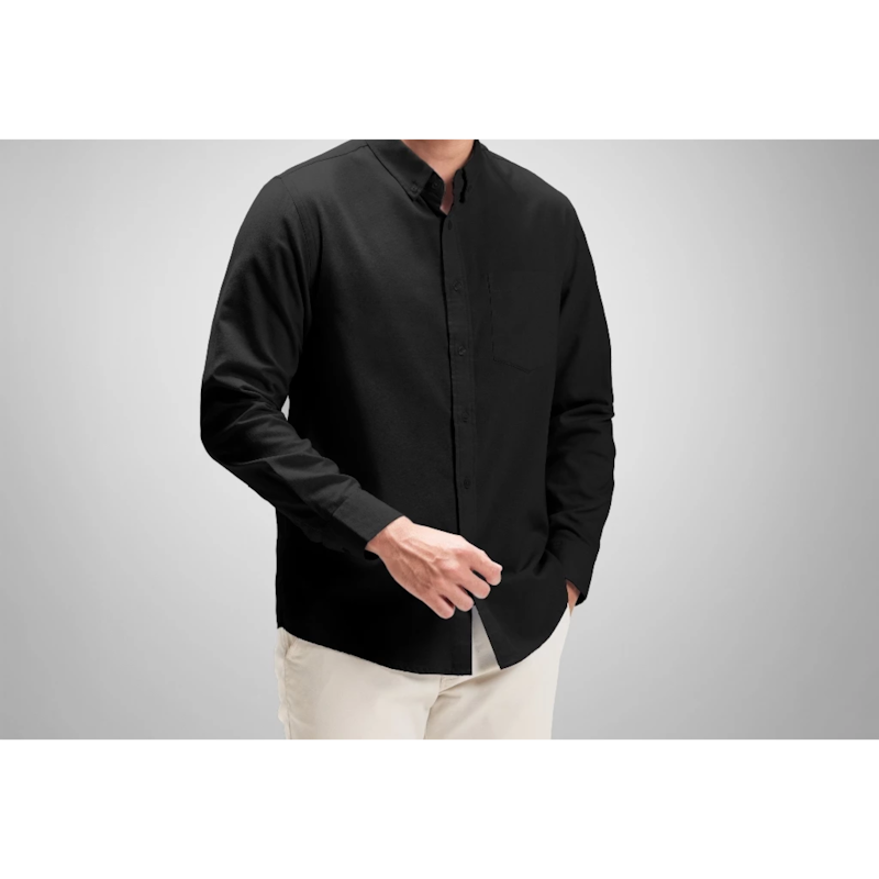 Cut-Off Clark Kemeja Pria Oxford Panjang 2