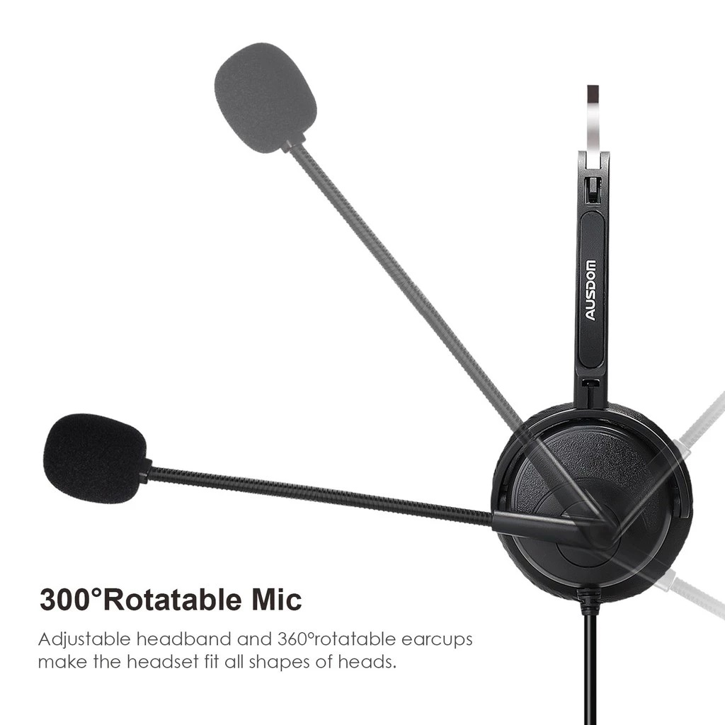 Aoni Electronics AUSDOM® Office Business Headset BH01 