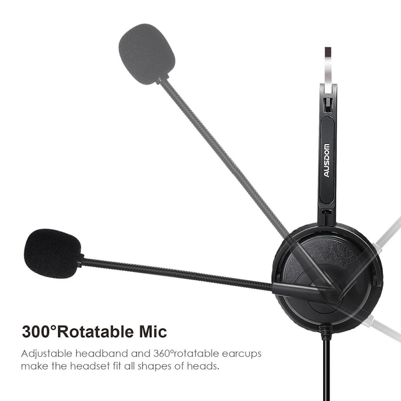 AUSDOM® Office Business Headset 4