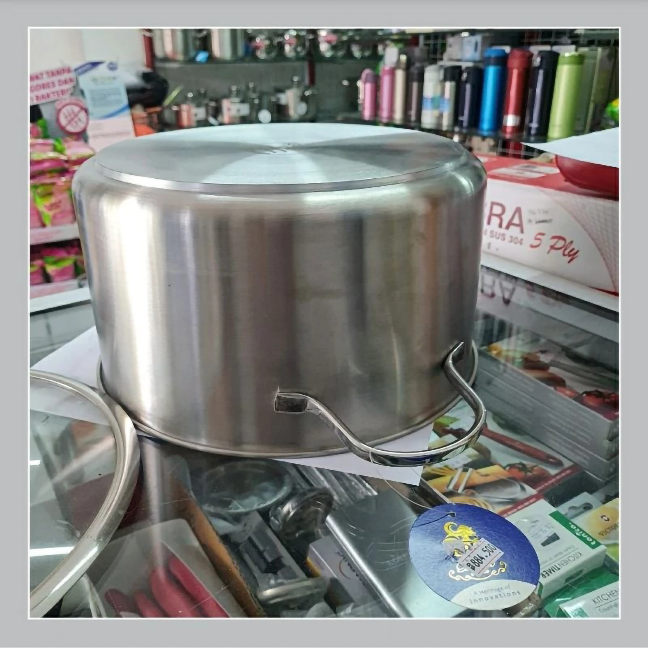 Perusahaan Logam Bima Bima™ Precious Kitchen Saucepot with Glass Cover 28 cm  PK11028G
