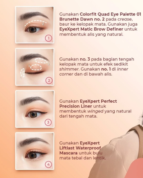Paragon Technology and Innovation Wardah Colorfit Quad Eye Palette 02 Rosé Aurora