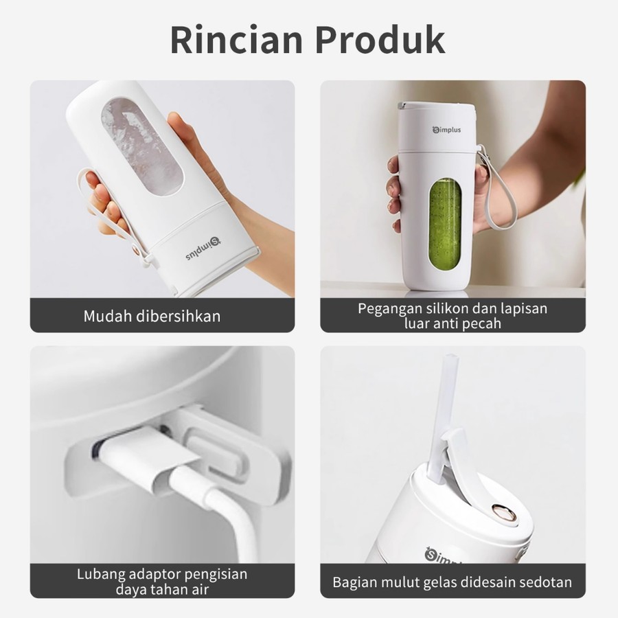 Simplus Teknologi Inovasi  Simplus Portable Blender Cordless