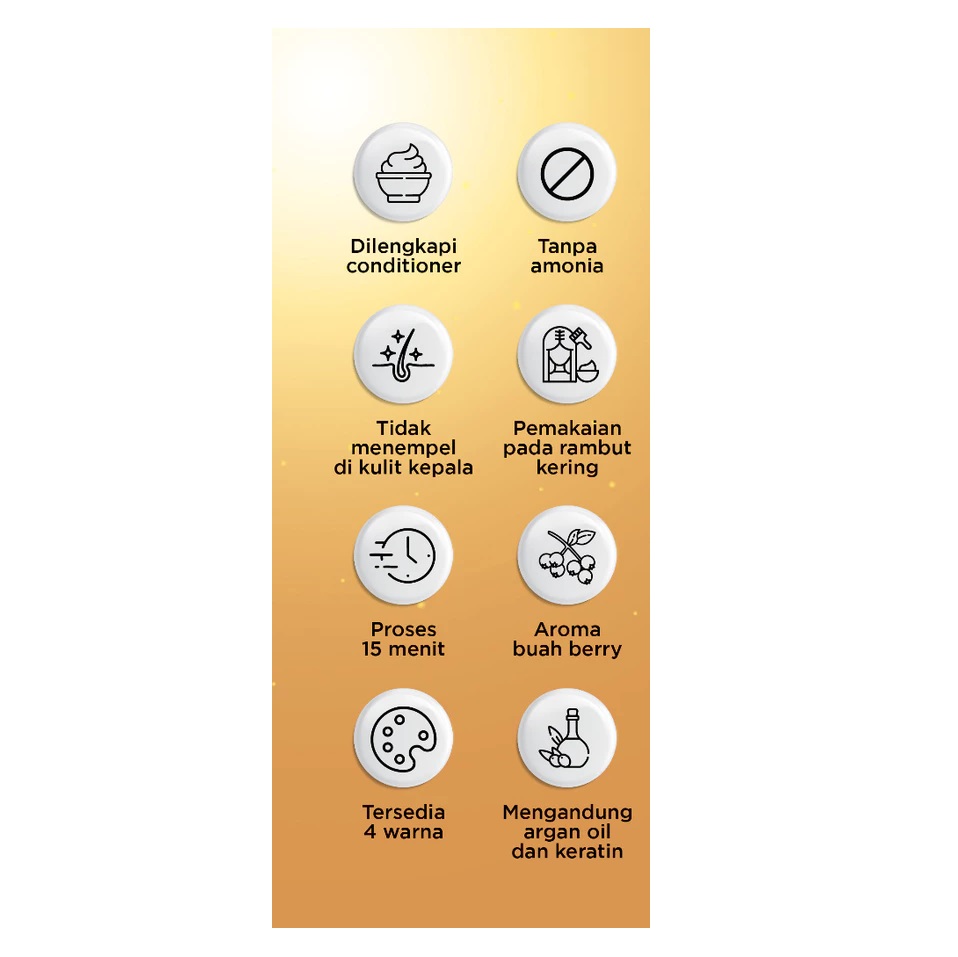 Tirta Surya Top Lady Premium Hair Color Shampoo Natural Black