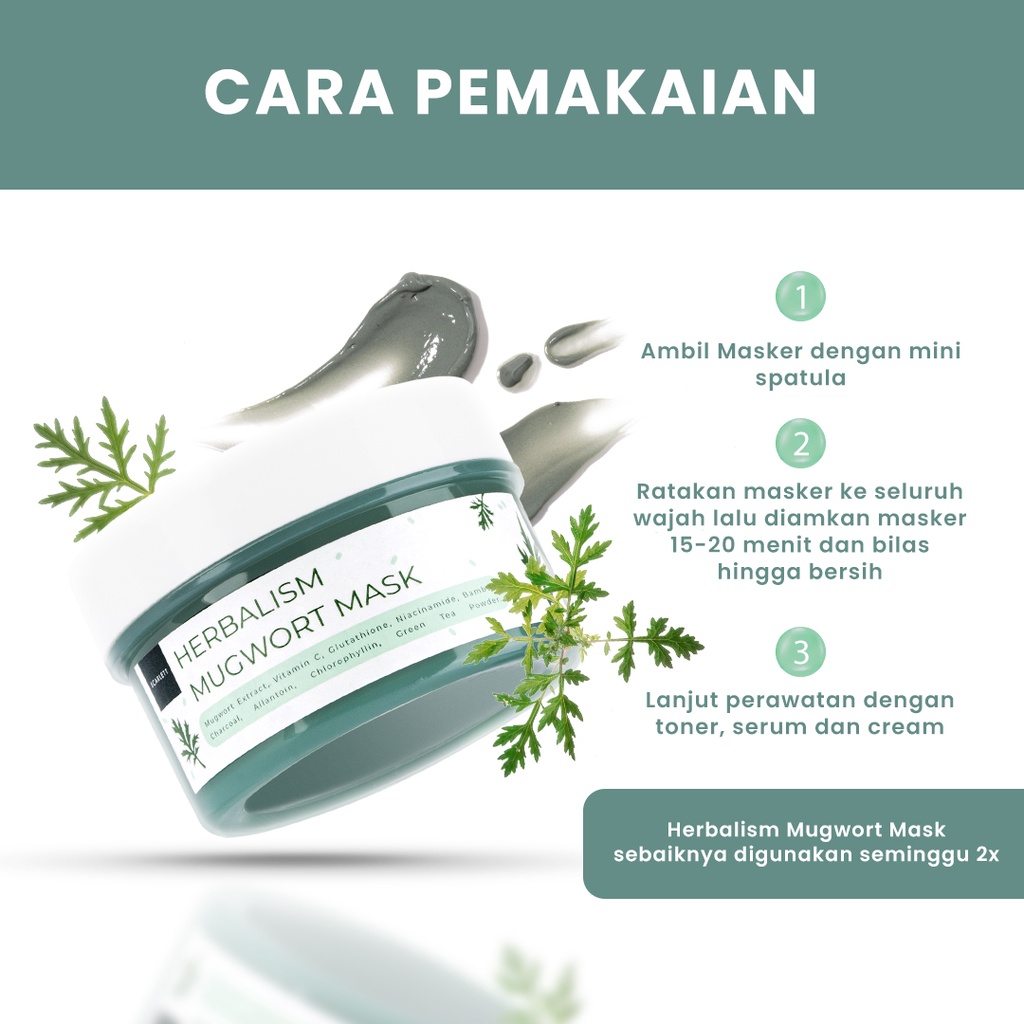 Scarlett Whitening  Herbalism Mugwort Mask