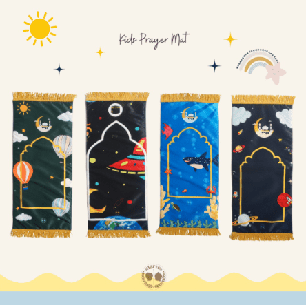 Marves Sajadah Anak Print Anti Slip