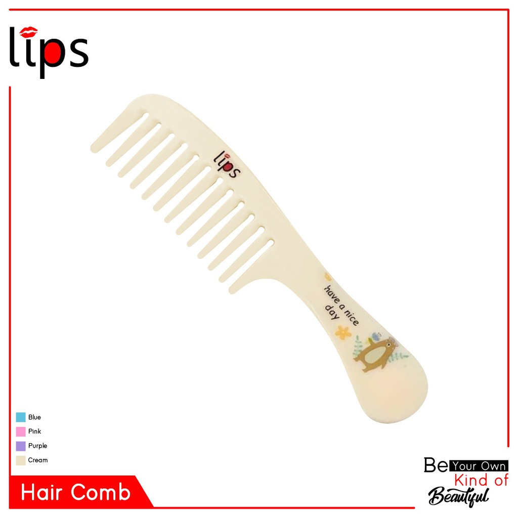  Lips Sisir Flat Wanita Have a Nice Day