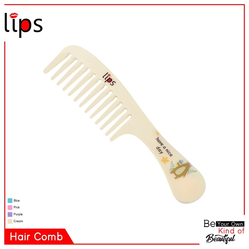 Lips Sisir Flat Wanita Have a Nice Day 2