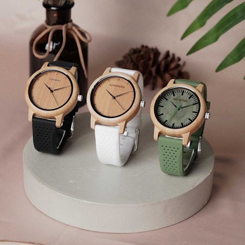 Garvinoes Jam Tangan Kayu Mocha Black 4
