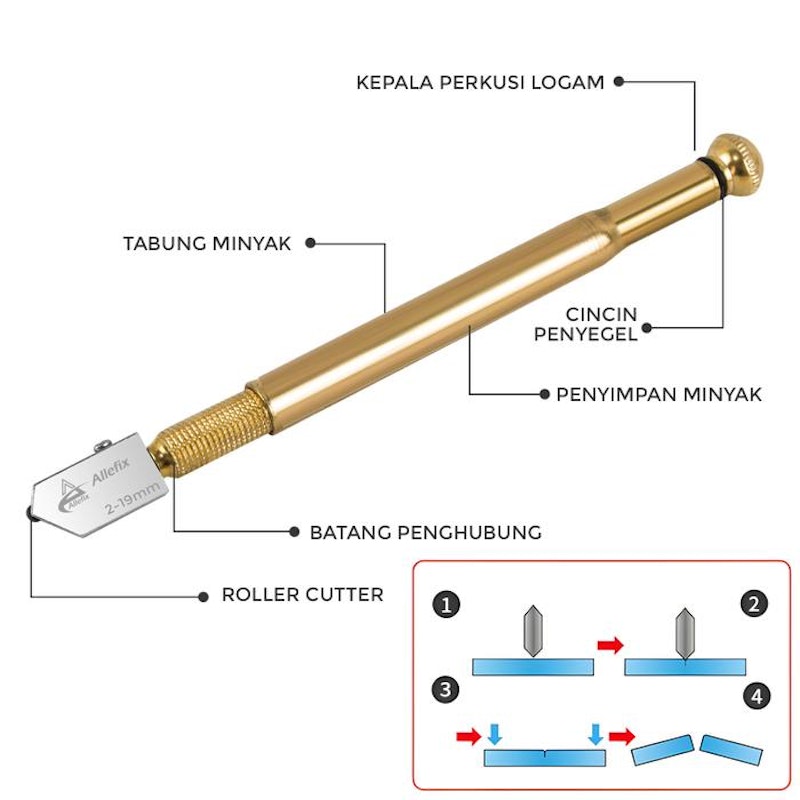 Allefix Glass Cutter Oil 5