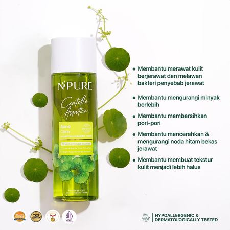 Penta Natural Kosmetindo N'PURE Centella Asiatica Acne Clear Hydrating & Calming Toner