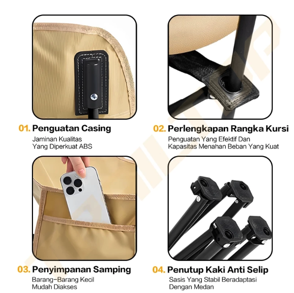 TrailTop Kursi Moon Sandaran Tinggi 5
