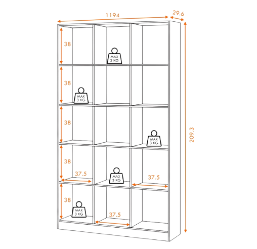 Cubic Rak Serbaguna GENIO BC 1201 R