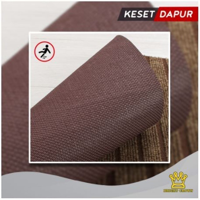 Bright Crown Keset Dapur Premium Motif Garis
