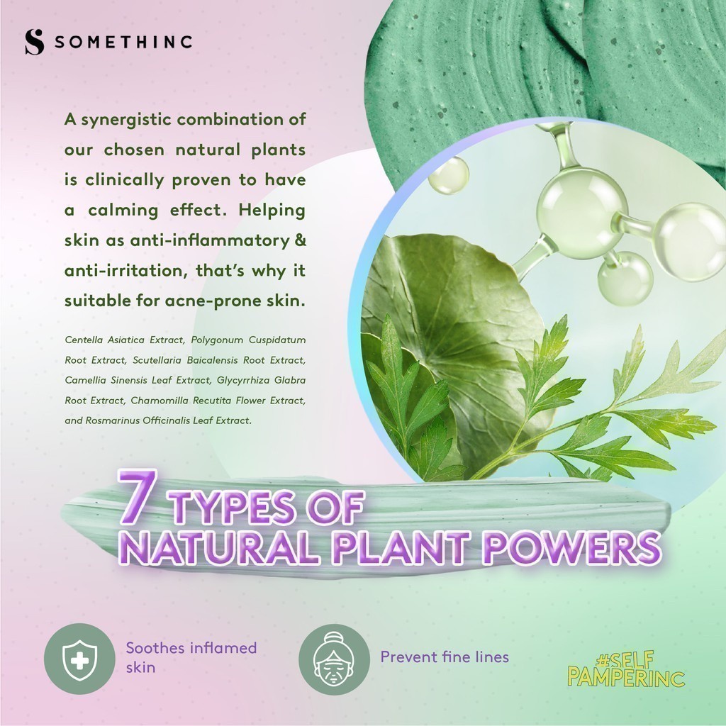 Royal Pesona Indonesia SOMETHINC Mugwortella Charcoal Deep Pore Cleansing 10 Minutes Wash Off Mask