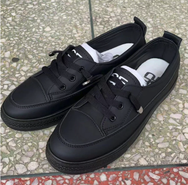  SETU Style Riin Slip On Hitam