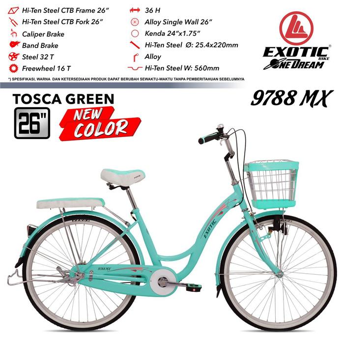 Pacific Bike EXOTIC City Bike ET 9788 MX