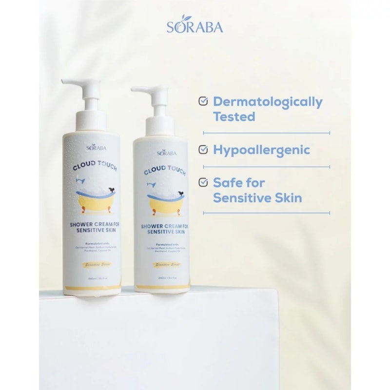 SORABA Shower Cream For Sensitive Skin 5