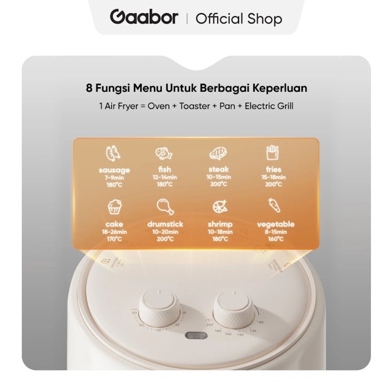Gaabor Air Fryer 2