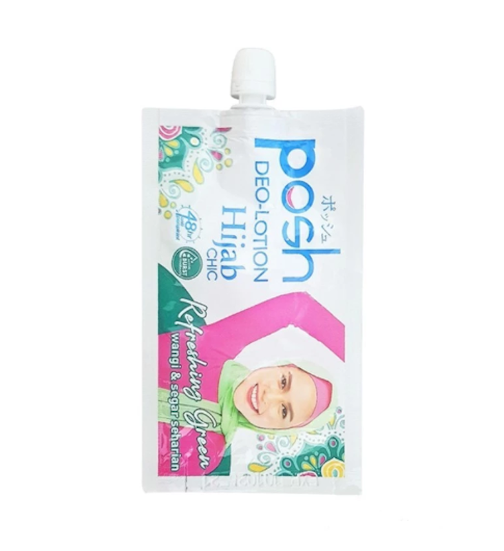 Posh Deo-Lotion Hijab Refreshing Green 1