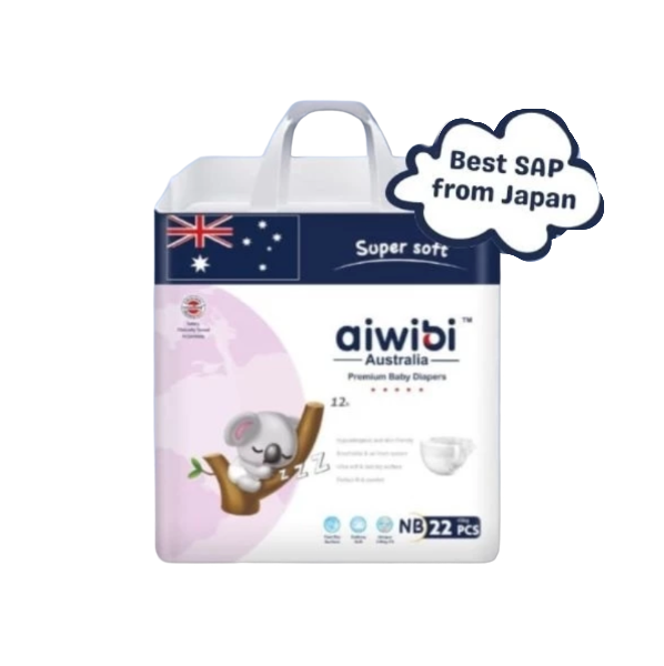 Aiwibi Premium Baby Diapers NB